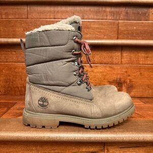 Timberland Waterproof Puffer Boots / Size 6